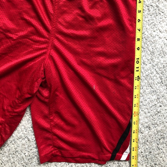 Greendog Red Athletic Mesh Shorts Men's X-Large (XL) - Picture 5 of 11